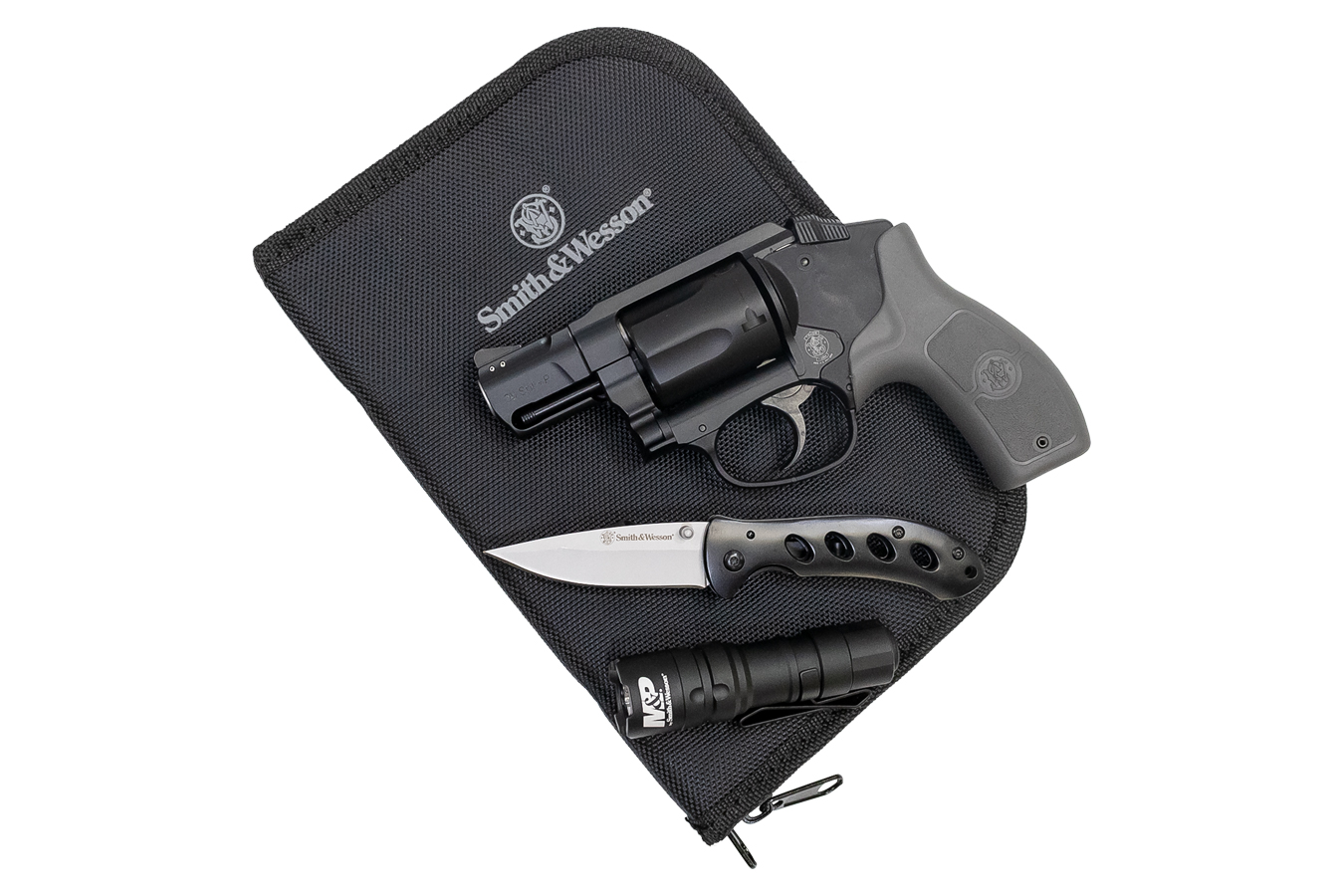 MP Bodyguard 38 Special EDC Kit with Crimson Trace Laser, Flashlight and Knife