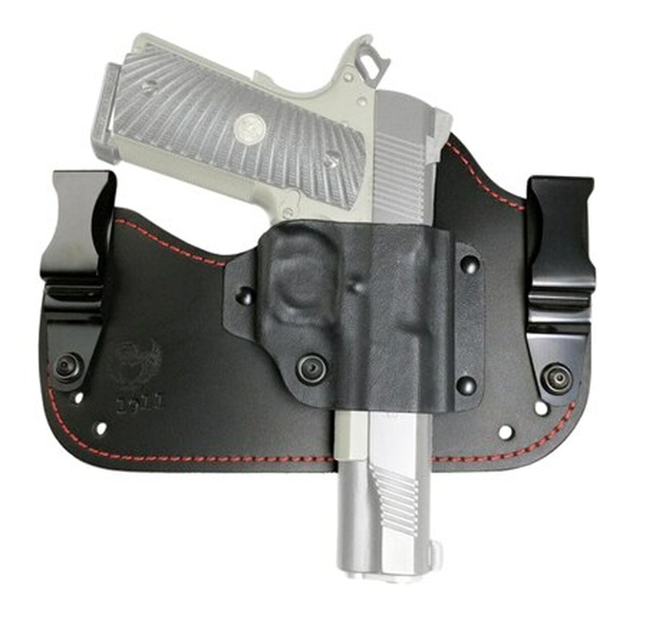 Flashbang Capone 1911 Leather/Thermoplastic Black/Red, RH