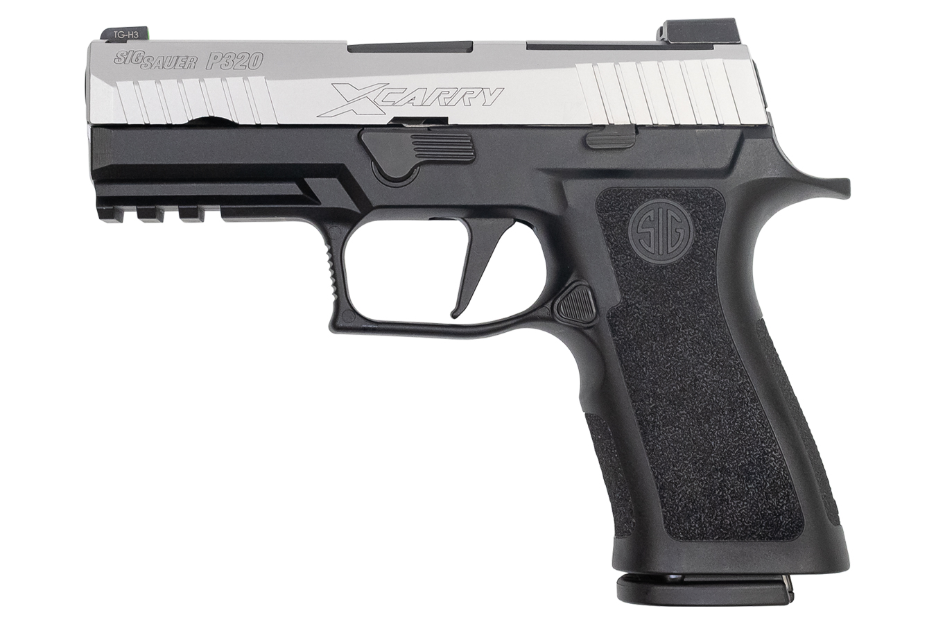 P320 X-Carry 9mm 17-Round Pistol Two-Tone with Stainless Slide and Black Frame - Firearms | The Gun Shop