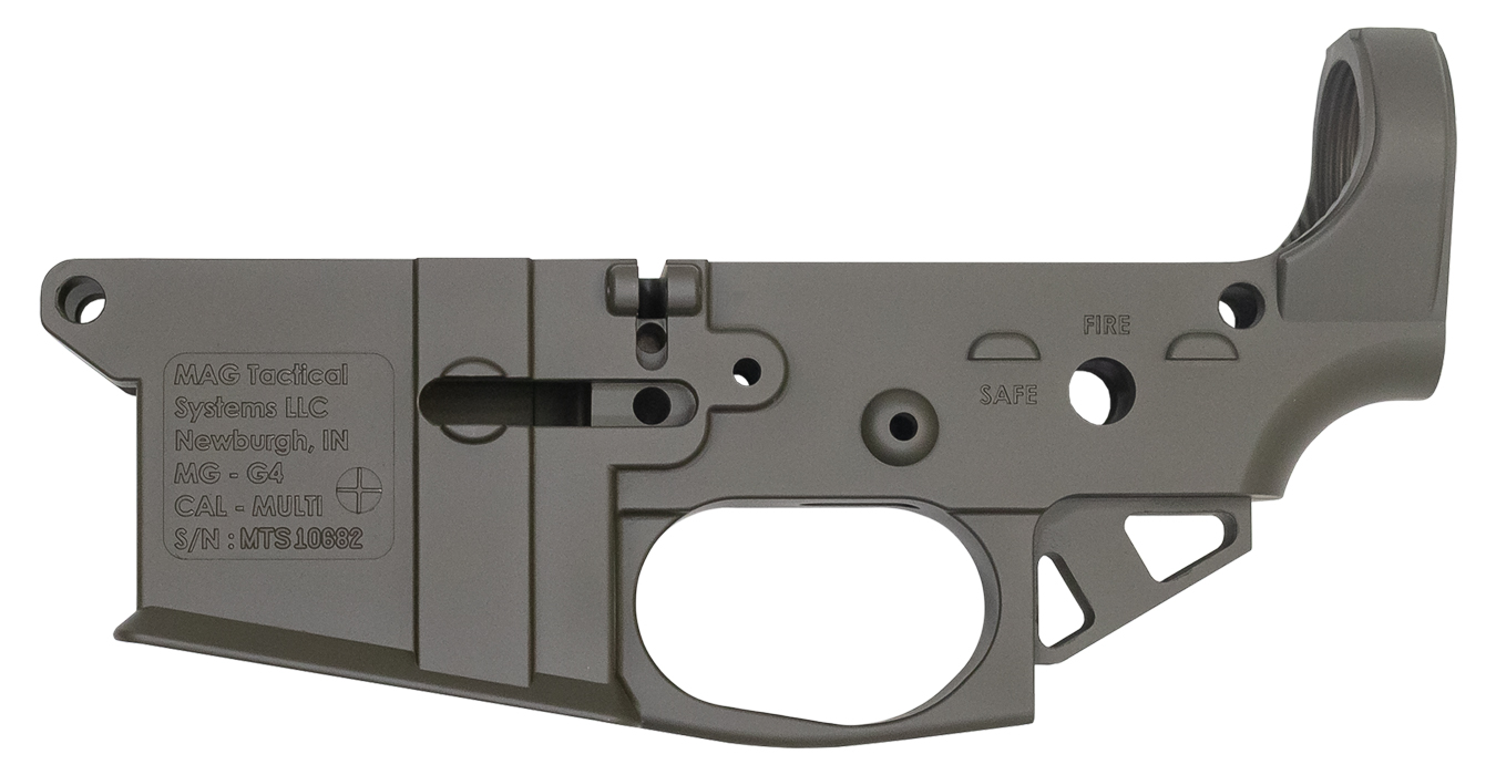 MGG4 OD Green AR-15 Ultra Lightweight Stripped Lower - Firearms | The Gun Shop