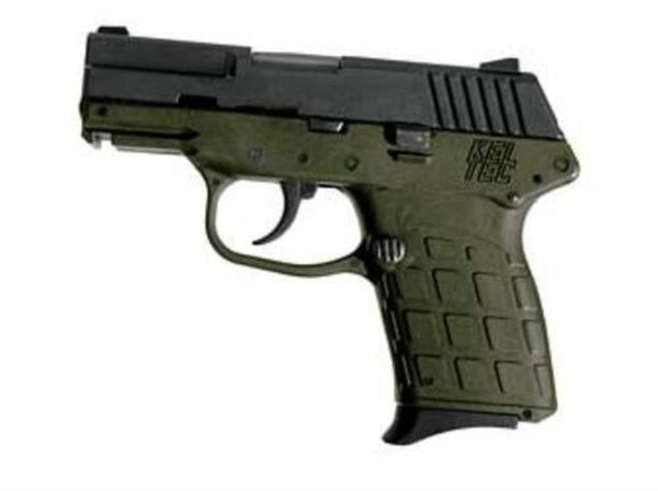 KelTec PF-9 9mm, 3" Barrel, Green Grip, 7 Rd Mag