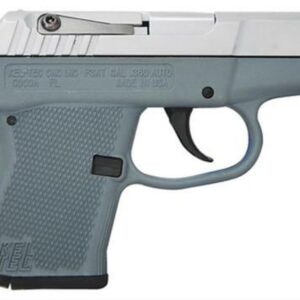 Kel-Tec P3AT 380ACP, Hard Chrome, Gray Frame