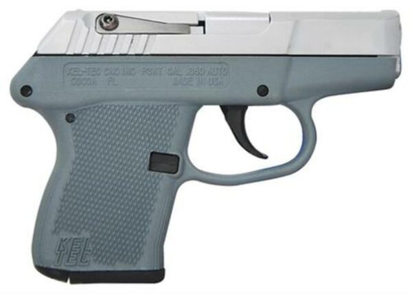 Kel-Tec P3AT 380ACP, Hard Chrome, Gray Frame