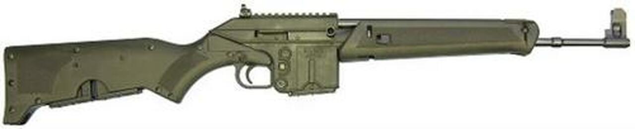 Kel-Tec Lightweight Bravo SU16B .223 16" Blue Barrel Cerakote ODGreen Folding Stock10rd