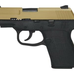 Kel-Tec P-11 9mm 3.1 Barrel Cerakote Tan Slide Black Grip/Frame 10rd Mag