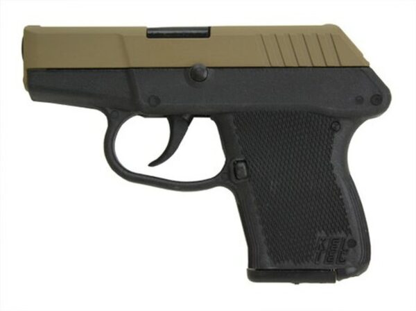Kel-Tec P-3AT .380 ACP 2.76" Barrel Cerakote Tan Slide Black Grip DAO 6rd Mag