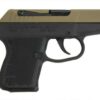 Kel-Tec P-3AT .380 ACP 2.76" Barrel Cerakote Tan Slide Black Grip DAO 6rd Mag