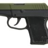 Kel-Tec P-3AT .380 Black and Green 6-Round