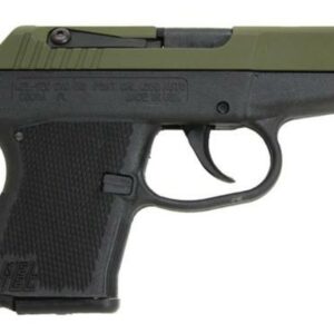 Kel-Tec P-3AT .380 Black and Green 6-Round