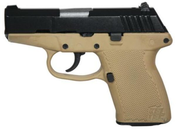 KelTec P-11 9mm 3.1 Inch Barrel Blue Slide Cerakote Tan Grip/Frame 10 Round