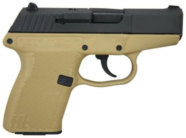 KelTec P-11 9mm 3.1 Inch Barrel Parkerized Slide Cerakote Tan Grip/Frame 10 Round