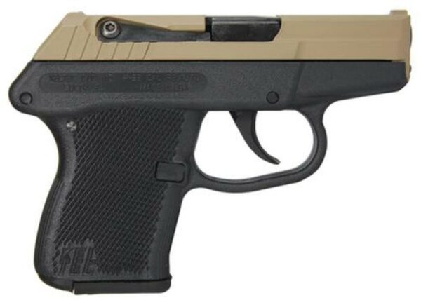 Kel-Tec P-32 .32 ACP 2.68 Barrel Cerakote Tan Slide Black Grip/Frame Double Action Only 7rd
