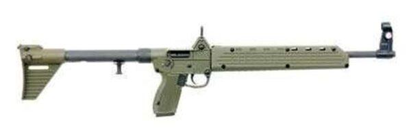 Keltec Sub-2000 9mm Glock 17, Blued, Green Furniture