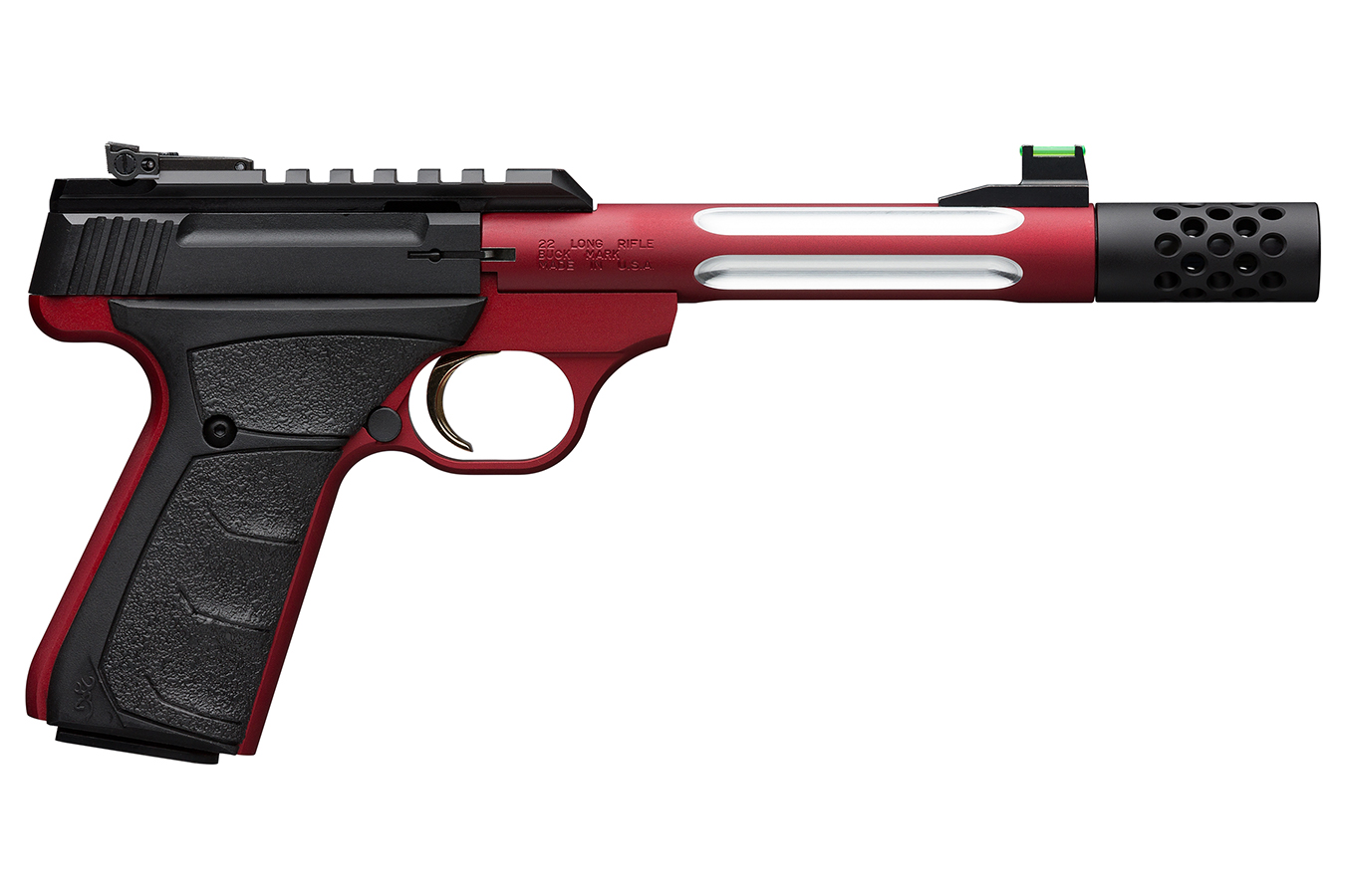 Buck Mark Plus Lite Competition Red 22LR Rimfire Pistol - Firearms | The Gun Shop