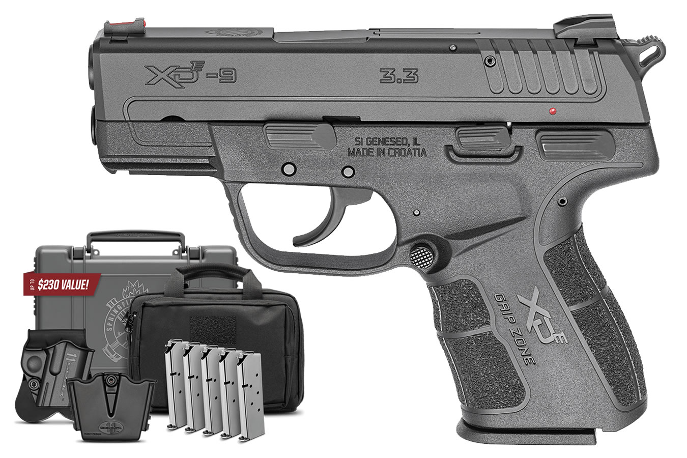 XD-E 9mm DA/SA Concealed Carry Pistol with Instant Gear Up Package - Firearms | The Gun Shop