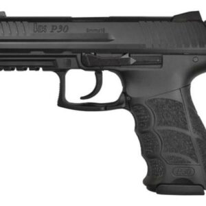 HK P30 (V3) DA/SA, rear decocking button, two 15rd magazines