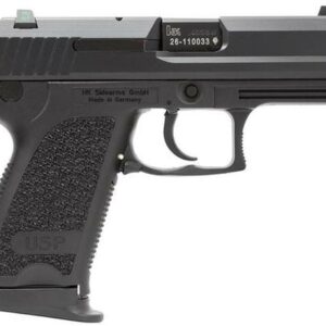 HK USP40 Compact (V7) LEM DAO, three 12rd magazines and night sights