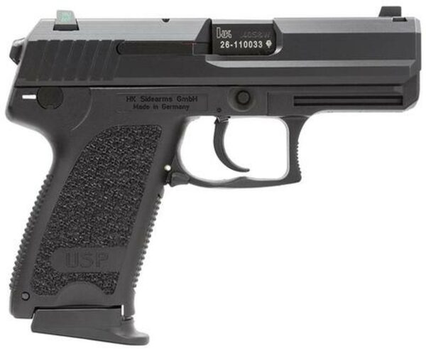 HK USP40 Compact (V7) LEM DAO, three 12rd magazines and night sights