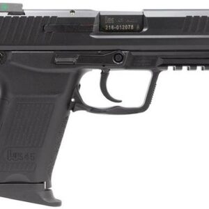 HK HK45 Compact (V1) DA/SA, safety/decocking lever on left, three 8rd magazines and night sights