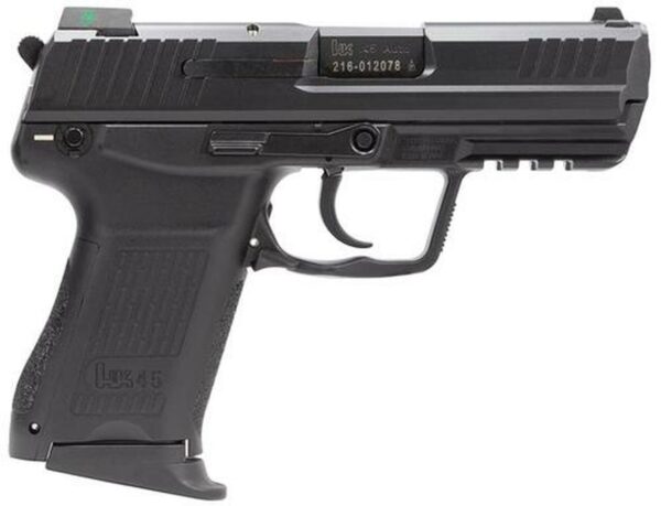 HK HK45 Compact (V1) DA/SA, safety/decocking lever on left, three 8rd magazines and night sights