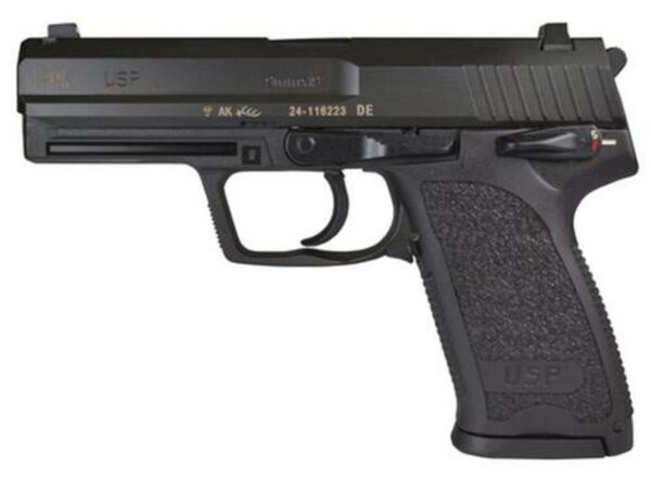 HK USP9 (V1) DA/SA, safety/decocking lever on left, two 10rd magazines