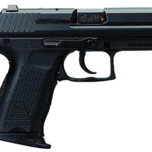 HK P2000 (V3) DA/SA, rear decocking button, two 12rd magazines