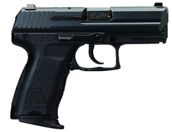 HK P2000 (V3) DA/SA, rear decocking button, two 12rd magazines