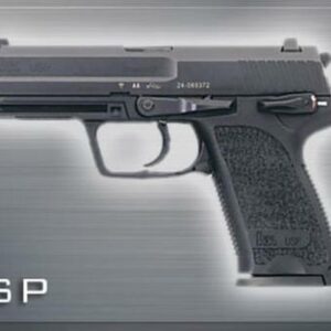 HK USP45 (V1) DA/SA, safety/decocking lever on left, two 12rd magazines