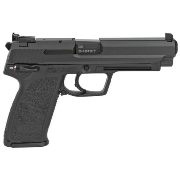 HK USP45 Expert 45 ACP, 5" Barrel, Polymer Frame, Black, 12Rd, 2 Magazines, Adjustable Sights