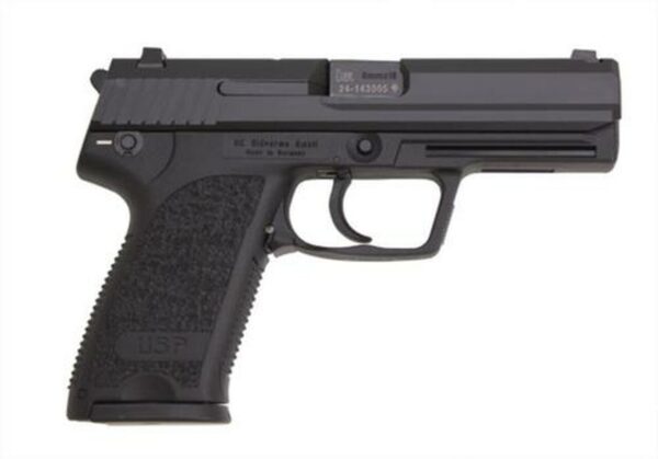 HK USP9 (V1) DA/SA, safety/decocking lever on left, two 15rd magazines