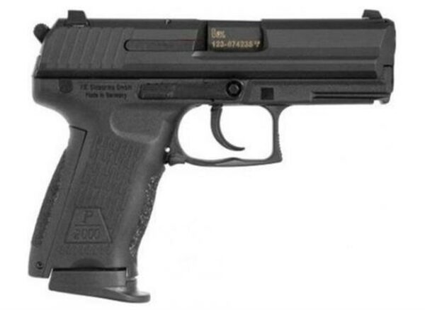 HK P2000 (V3) DA/SA, rear decocking button, two 13rd magazines