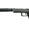 HK MK 23 V1 45 ACP 5.8" Threaded Barrel Blue Finish Polymer Frame 2- 12rd Mags