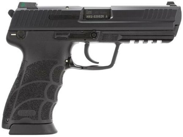 HK, HK45, Semi-automatic, Full Size, 45ACP, 4.5" Barrel, Black Color, Night Sights, 10Rd, 3 Magazines