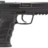 HK, HK45, Semi-automatic, Full Size, 45ACP, 4.5" Barrel, Black Color, Night Sights, 10Rd, 3 Magazines