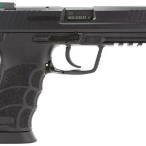 HK, HK45, Semi-automatic, Full Size, 45ACP, 4.5" Barrel, Black Color, Night Sights, 10Rd, 3 Magazines