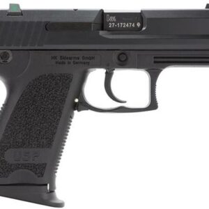 HK USP9 Compact (V1) DA/SA, safety/decocking lever on left, three 13rd magazines and night sights