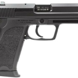 HK USP45 (V1) DA/SA, safety/decocking lever on left, three 12rd magazines and night sights