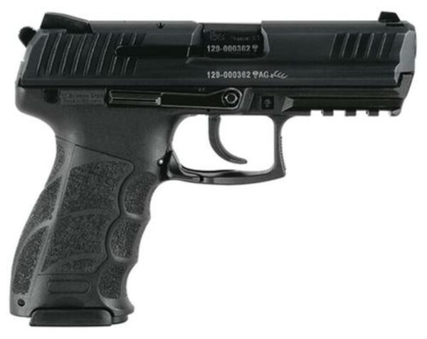 HK P30 (V3) DA/SA, rear decocking button, three 15rd magazines and night sights