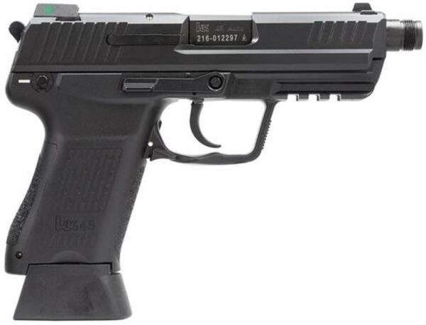 HK HK45 Compact Tactical (V1) DA/SA, safety/decocking lever on left, three 10rd magazines
