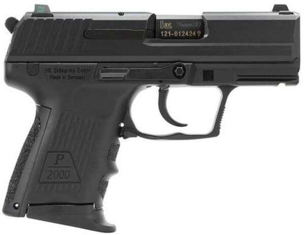 HK P2000 SK (V3) DA/SA, rear decocking button, three 10rd magazines and night sights