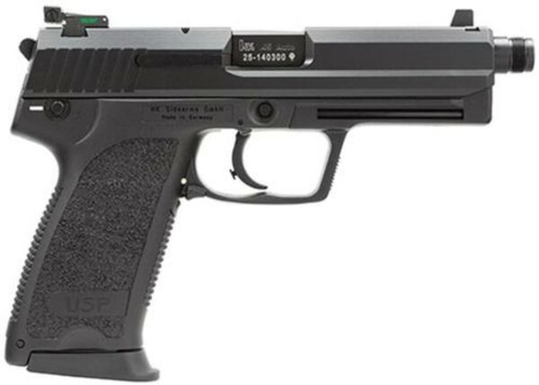 HK USP45 Tactical (V1) DA/SA, Safety/Decock On Left, Adjustable Night Sights, 3x12rd Mags