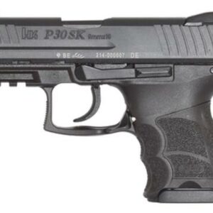 HK P30SK, Subcompact, (V3) DA/SA, rear decocking button, two 10rd magazines