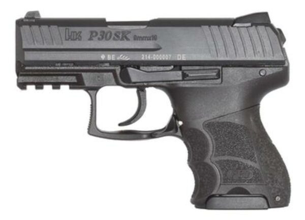 HK P30SK, Subcompact, (V3) DA/SA, rear decocking button, two 10rd magazines