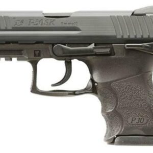 HK P30SKS, Subcompact, (V3) DA/SA, ambi safety/rear decocking button, three 10rd magazines and night sights