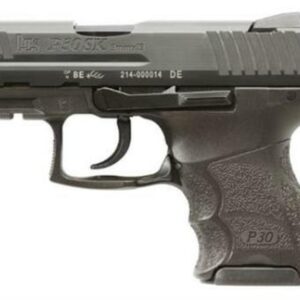 HK P30 Subcompact, V3 9MM, 3.27" Barrel, Adjustable Grip, Night Sights, 3-10rd Mags