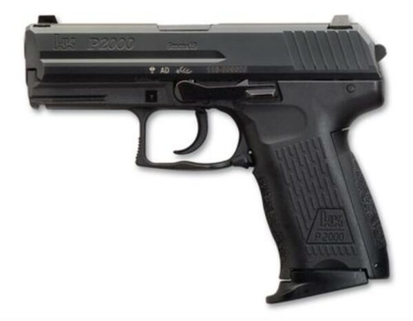 HK P2000 (V3) 9mm, 3.6" Barrel, 10rd, DA/SA