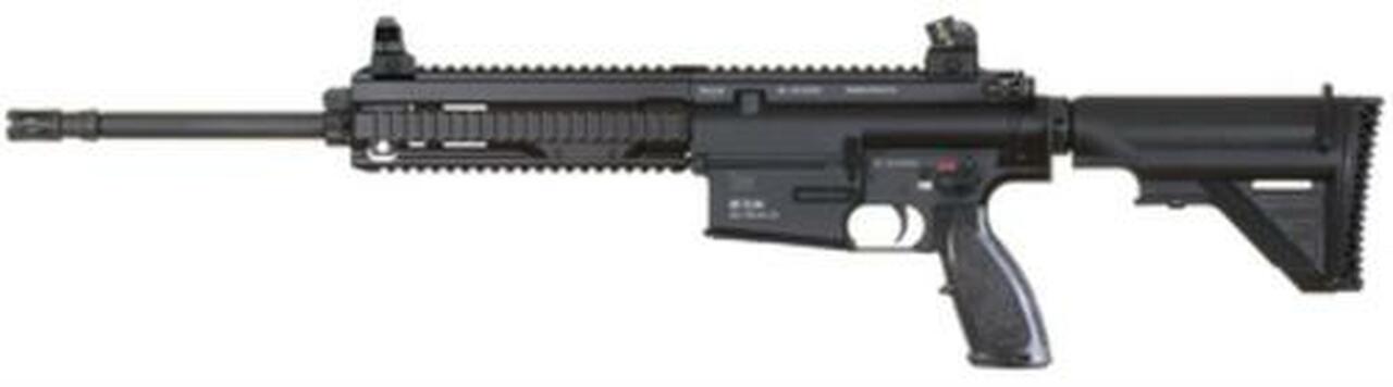 HK MR762A1 Rifle 7.62mm NATO, 16.5" Barrel, Black, Adjustable Polymer Stock, 10rd