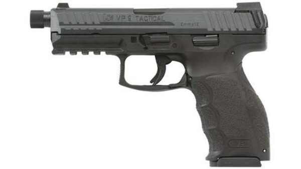 HK VP9 Tactical 9mm 4.7" Threaded Barrel, 2- 15rd Mags