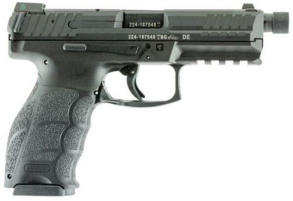 HK VP9 Tactical, 9mm, 4.7" Threaded Barrel, 10rd, Night Sights, Black