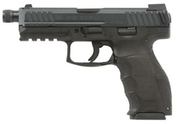 HK VP40 Tactical, .40 S&W, 4.7", 13rd, Black, Night Sights